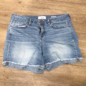 Sonoma washed denim shorts, size 10